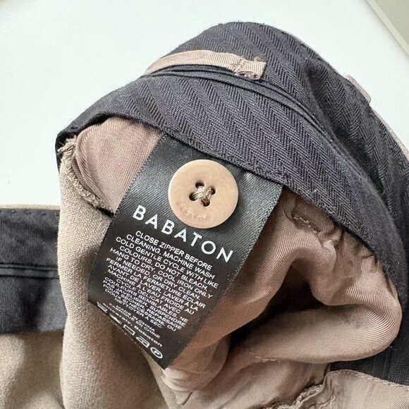 Aritzia Babaton Publish Pant High Waisted Boot Cut Mocha Tan Brown Size 4 - Picture 10 of 11